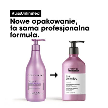 loreal liss unlimited wygładzający szampon