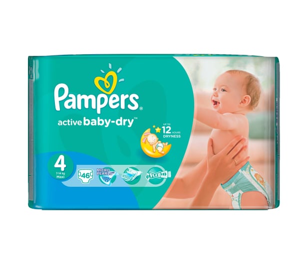 pampers active baby dry 46 szt