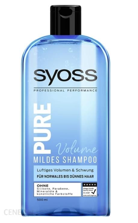 syoss pure volume szampon