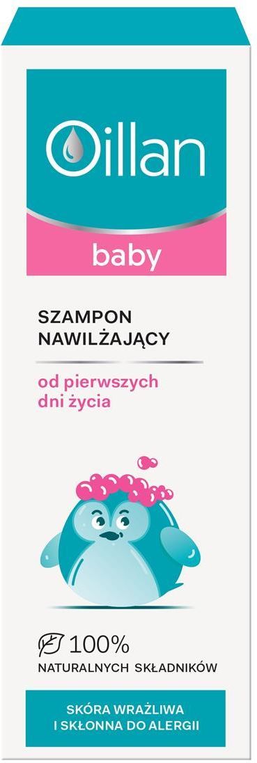 oillan baby szampon nawilżający od urodzenia 200ml