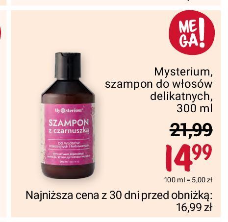 szampon z czarnuszką rossmann