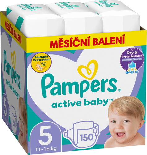 pampers active baby 5 150