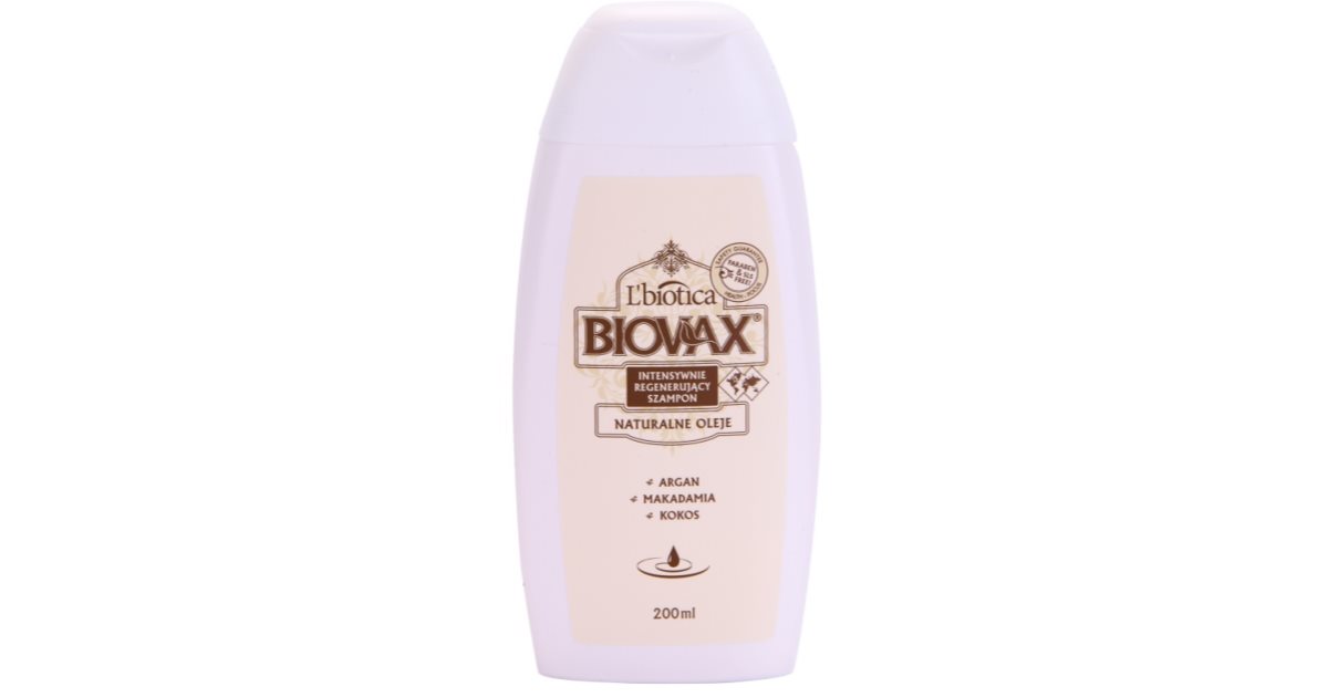 lbiotica biovax natural oil szampon