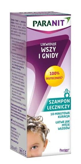 paranit szampon leczniczy likwiduje wszy i gnidy 100 ml