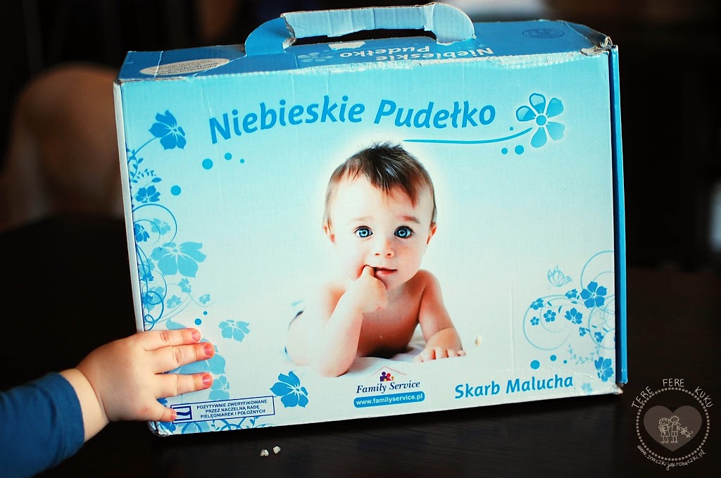 pampers niebieskie pudełko