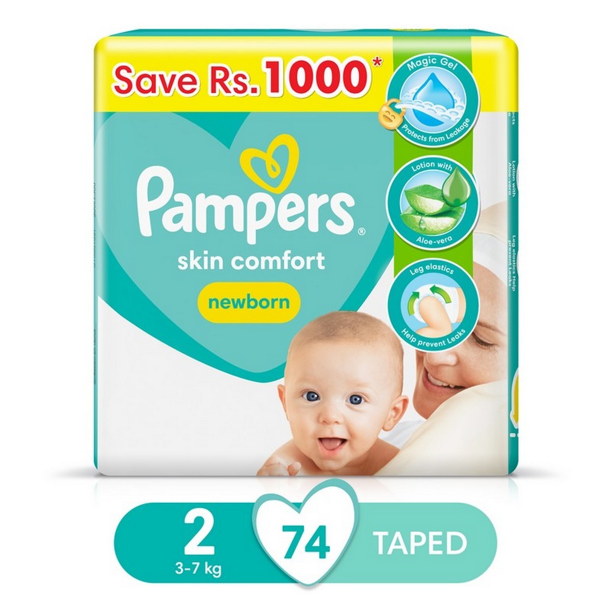 pampers 2 74 szt