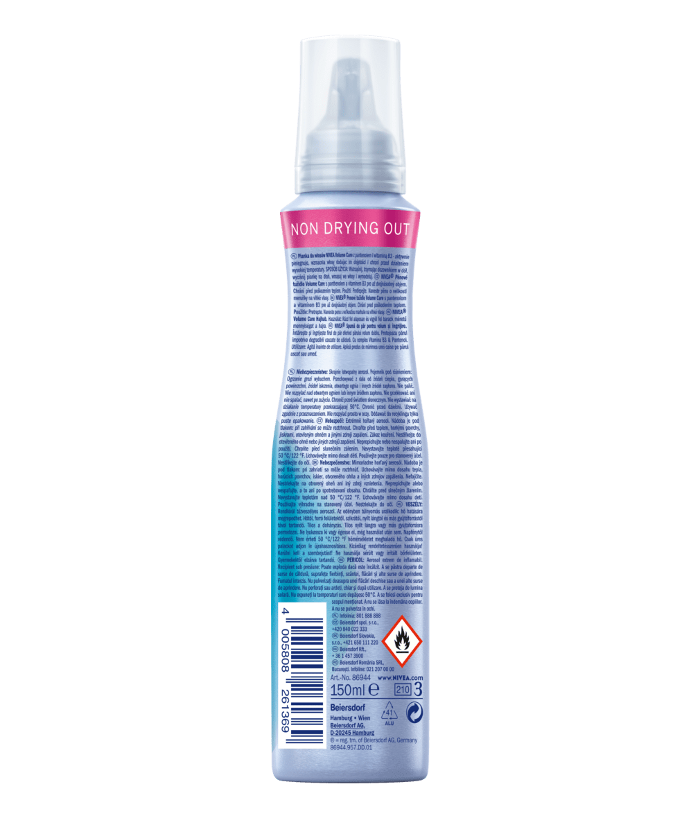 nivea volume care spray lakier do włosów 250ml