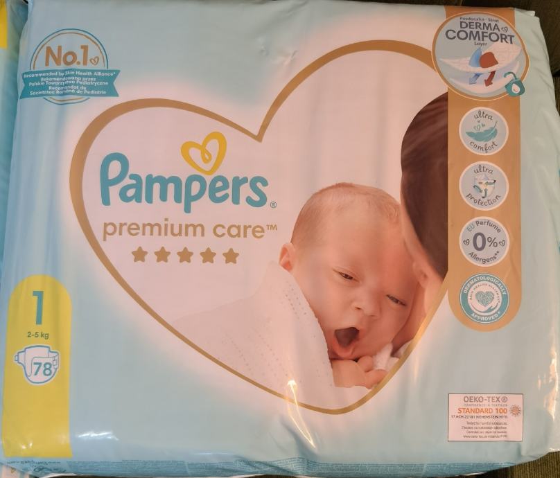 pelene pampers premium care 1