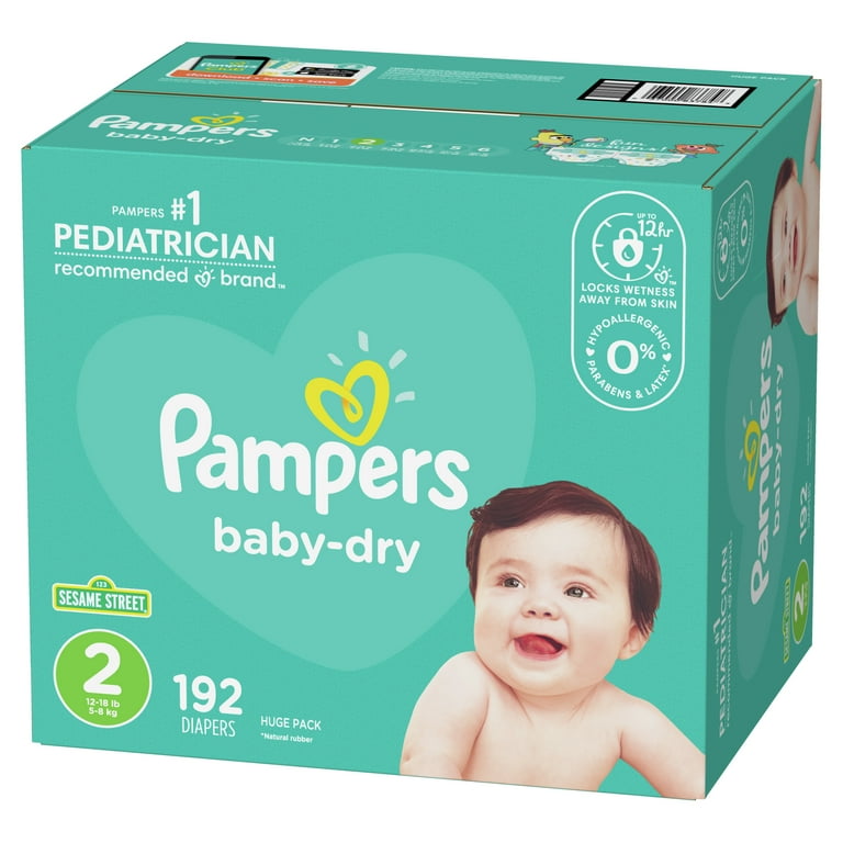 pampers 2 new baby baby dry