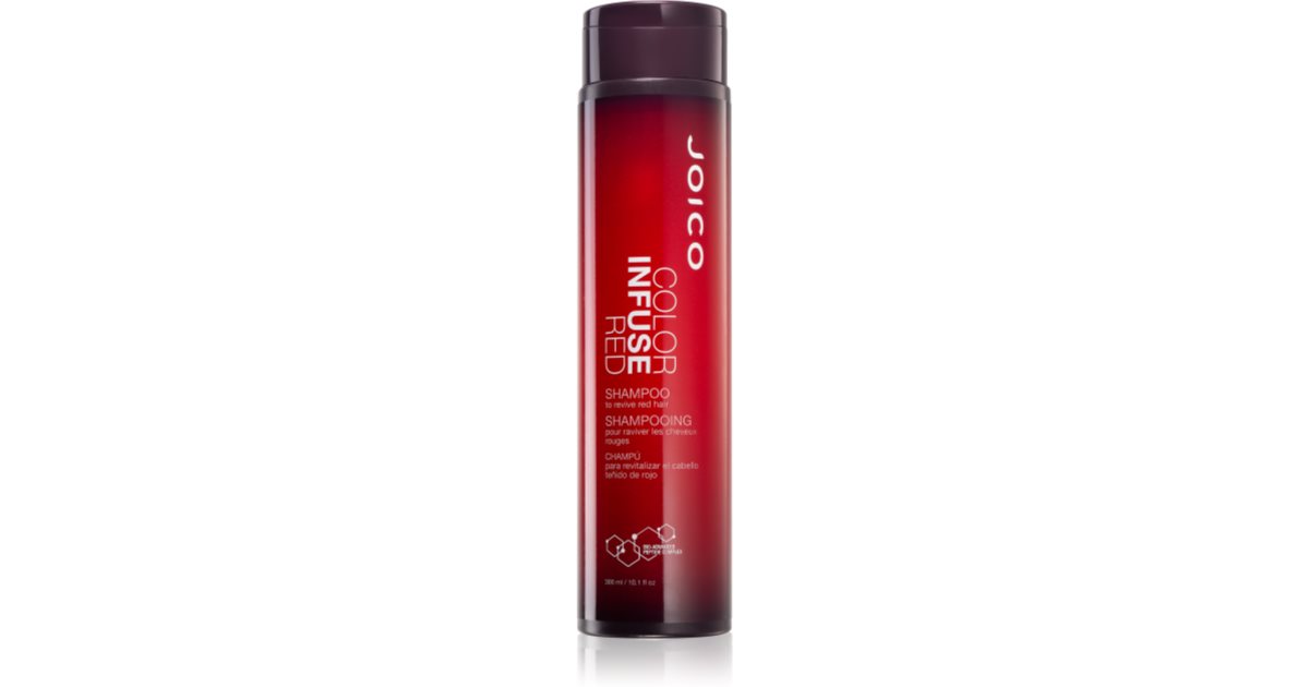 color infuse red szampon nadaie wlosom blond truskawkowego odcienia