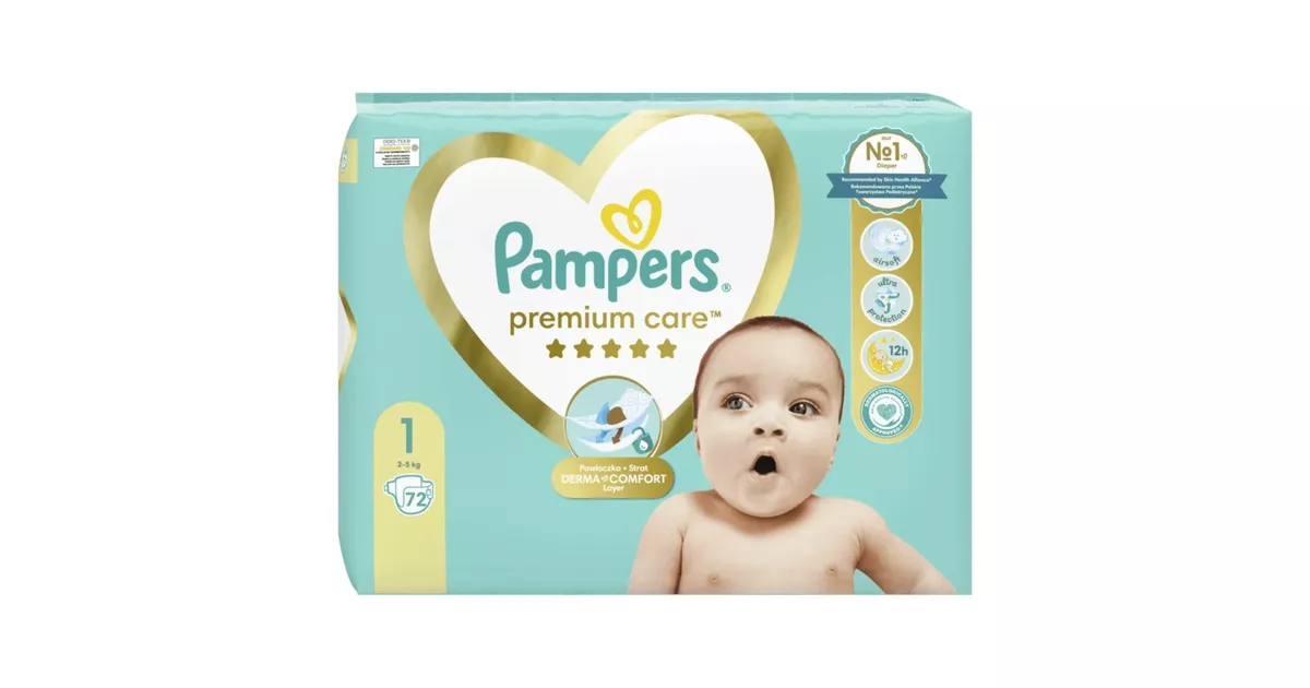 pampers premium care 1 warszawa