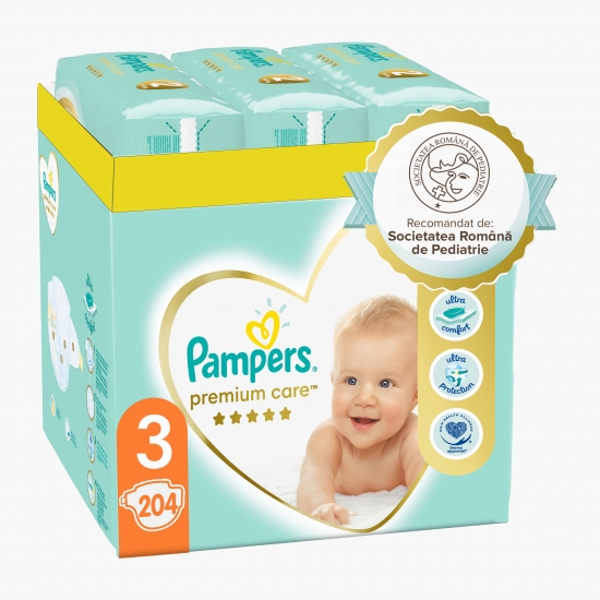 pampers premium care 3 204 buc