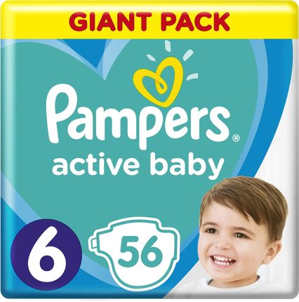 pieluchy pampers 6 56sztuk