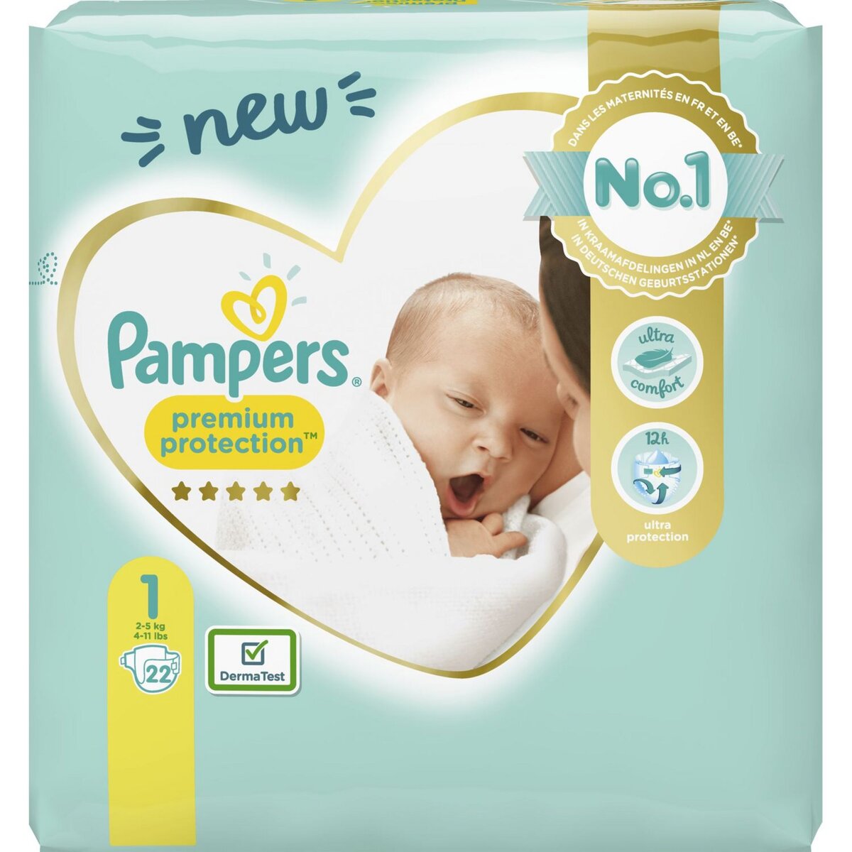 pampers 1 premium care auchan