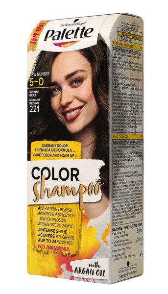 szampon koloryzujacy sredni braz