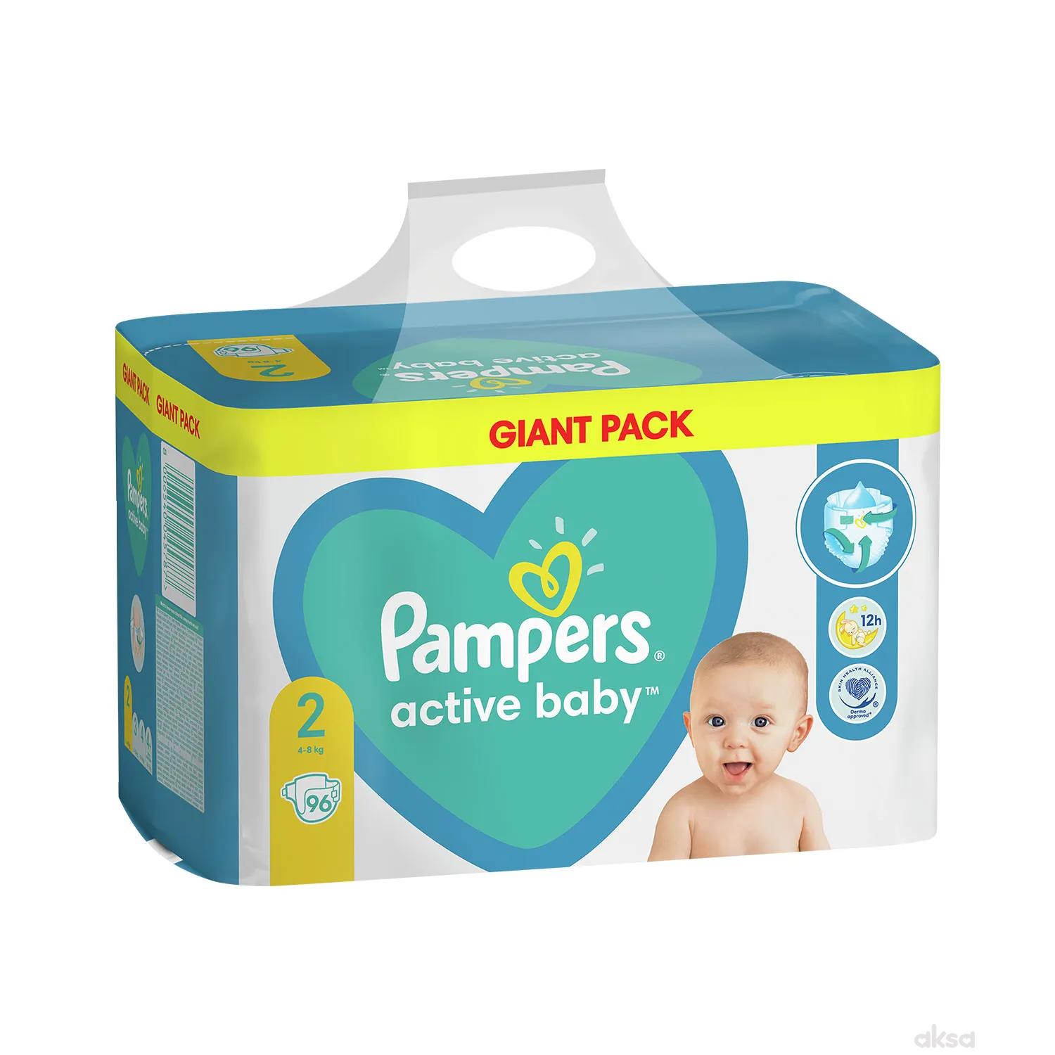 pampers activ baby 2 cena