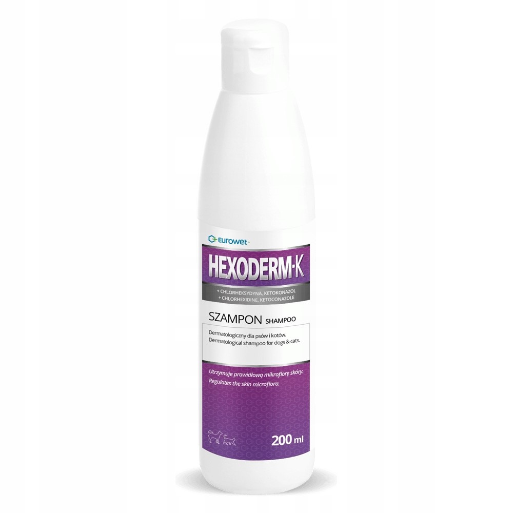 hexoderm szampon dermatologiczny pies kot 500 ml