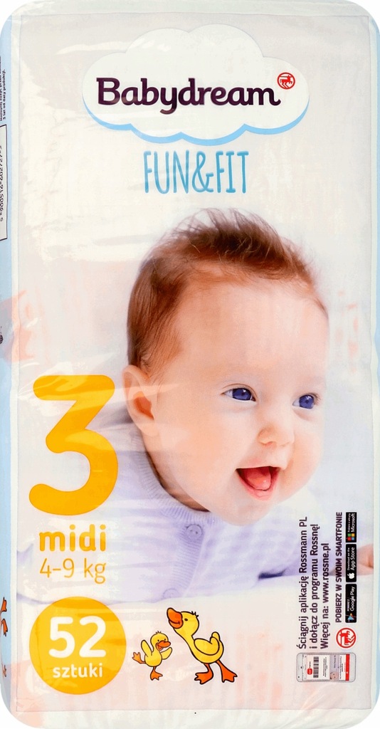 rossmann pieluchy babydream 3