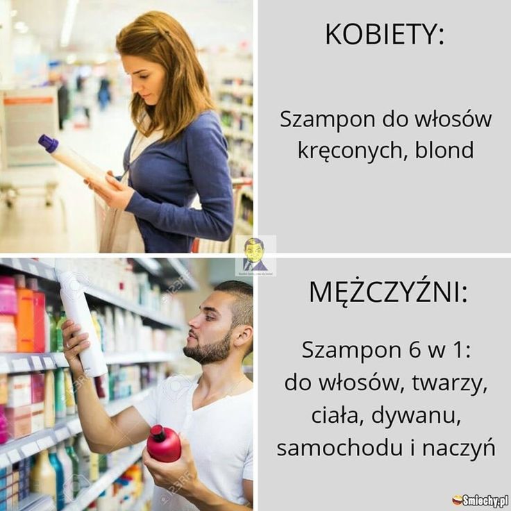 szampon dla kobiet mem