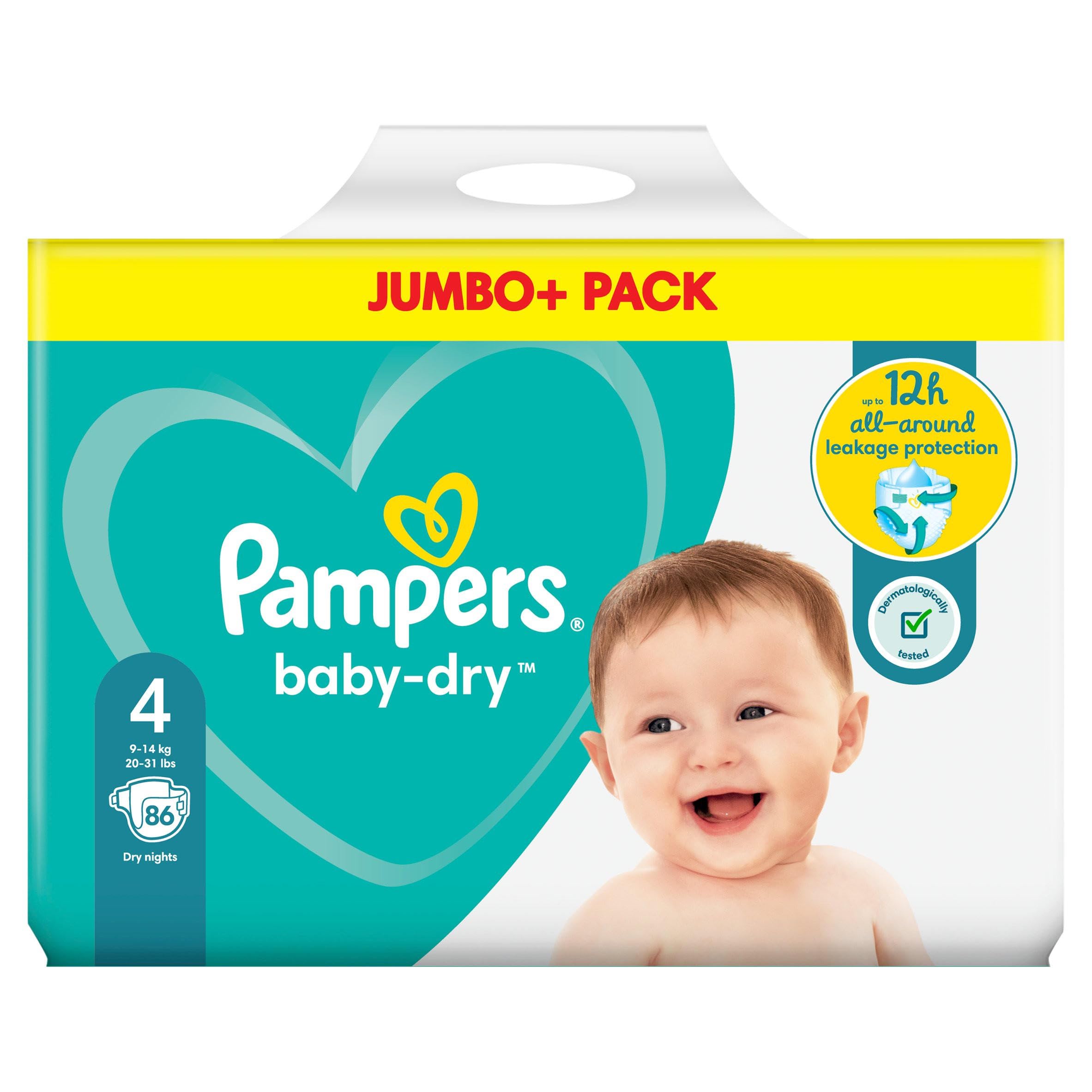 pampers 4+ 12h