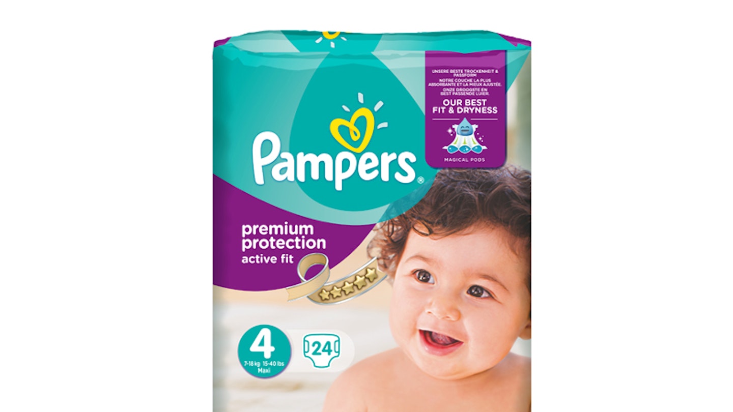 pampers protection active fit