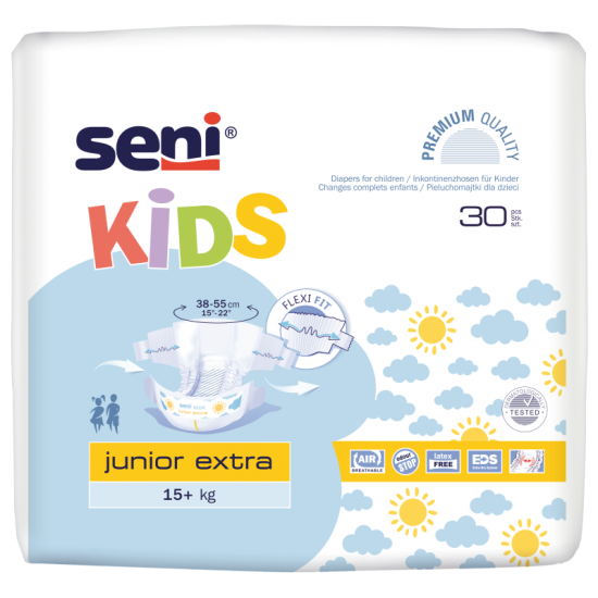 pieluchomajtki seni kids junior extra 16-30kg 30szt