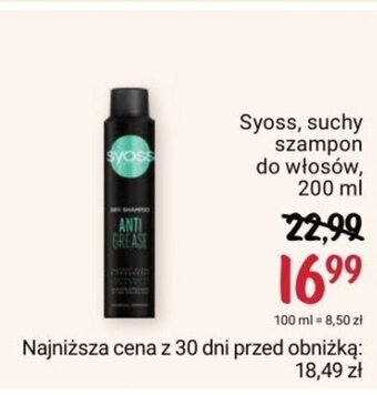 rossmann suchy szampon promocje