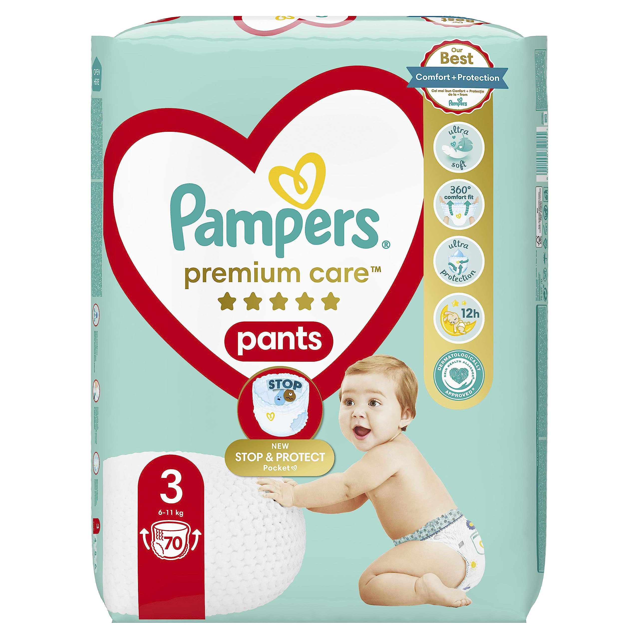 pampers pants plastikowy element