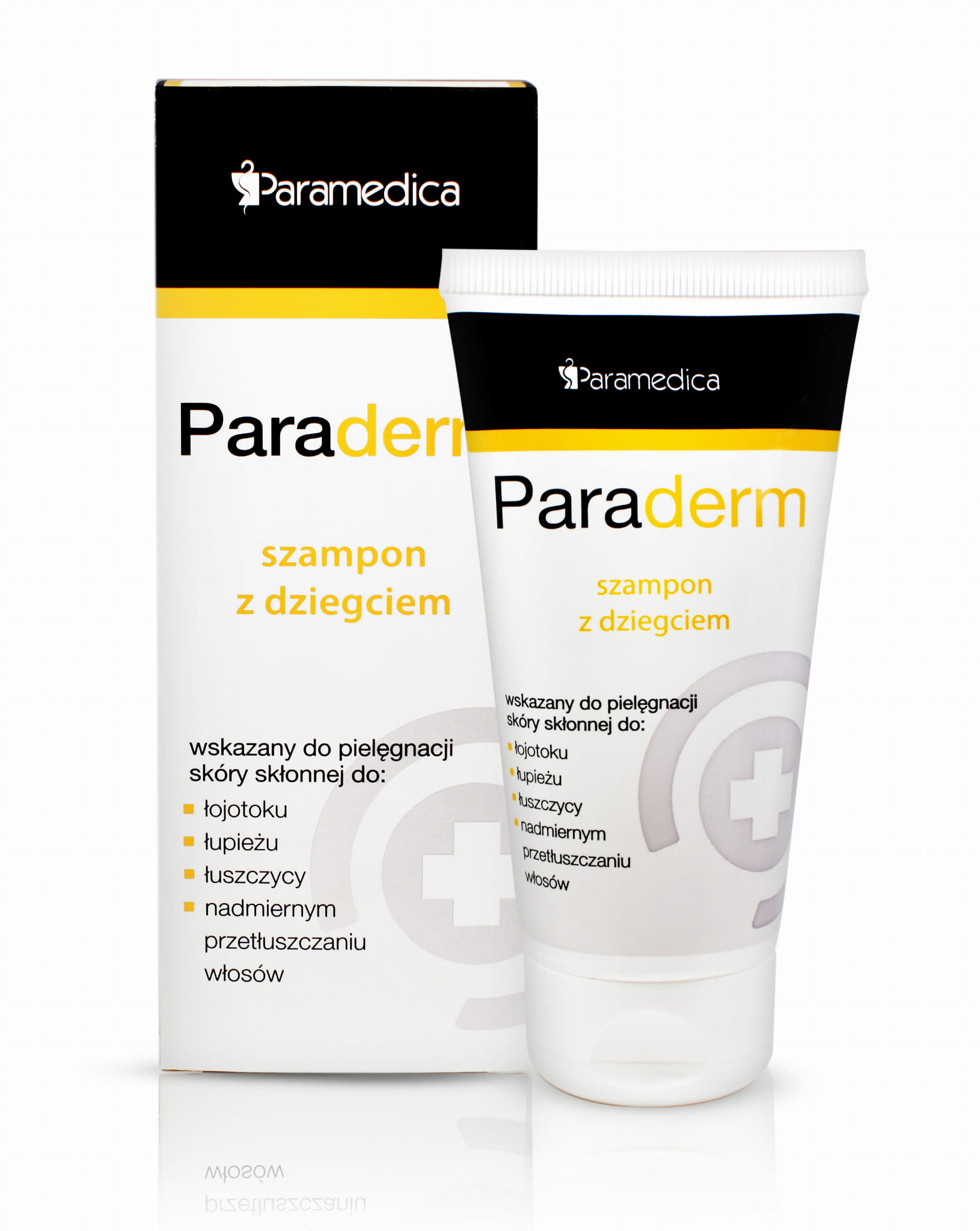 paraderm szampon z dziegciem inci