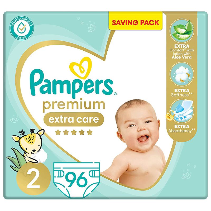 pampers premium care 2 96 sztuk