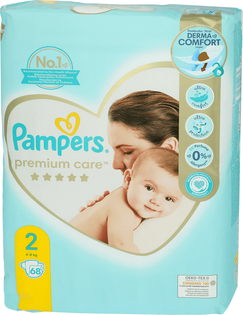 pieluszki pampers care 2