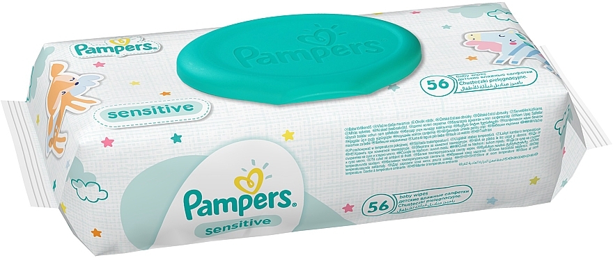 chusteczki pampers sensitiv dla noworodków 56 szt