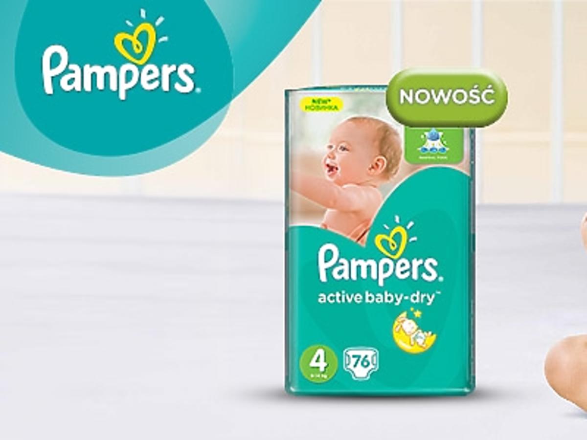 suchy pampers po nocy u dziecka