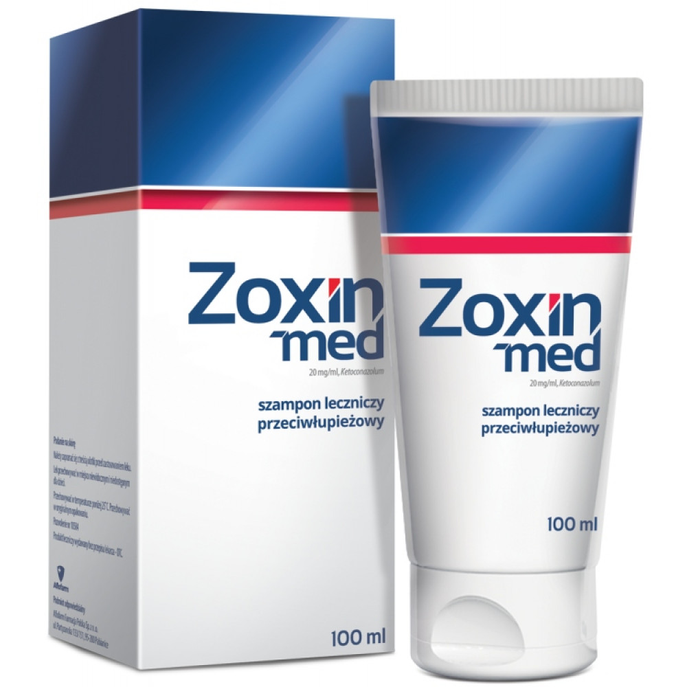 zoxin-med 20 mg ml szampon leczniczy przeciwłupieżowy 100ml