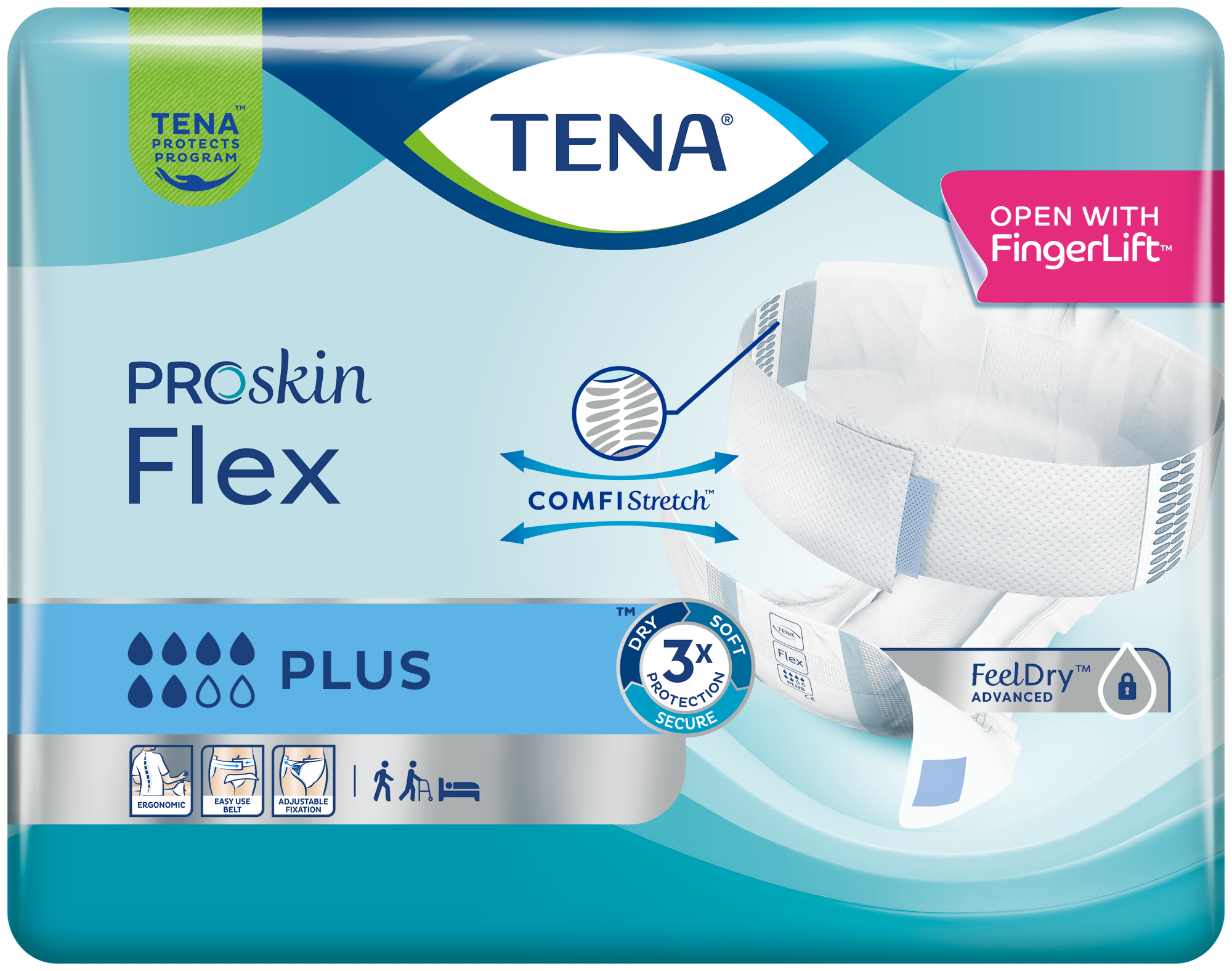 tena flex super large 30 szt pieluchomajtki