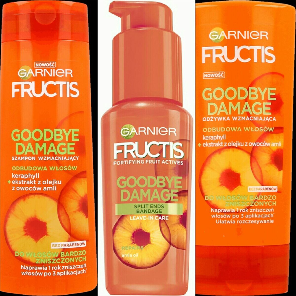 garnier fructis z olejkiem szampon