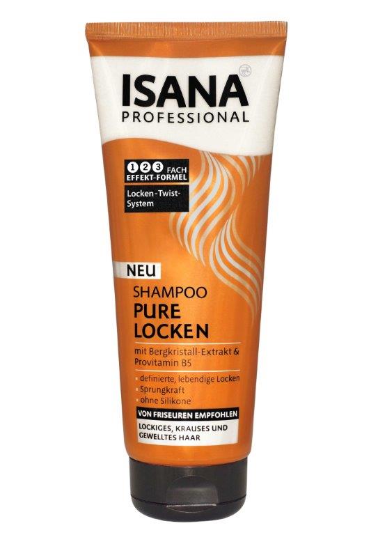 isana professional szampon do włosów kręconych pure curls