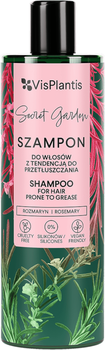 vis plantis szampon do włosów z tendencją do przetłuszczania rozmaryn