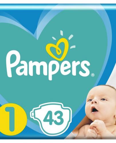 pampers new baby-dry pieluchy 1 newborn 43 szt pieluszki