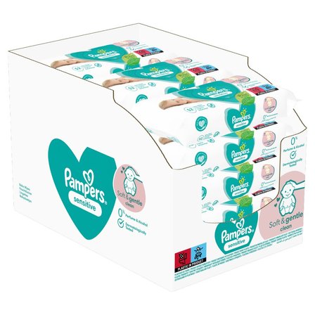 chusteczki pampers sensitive box