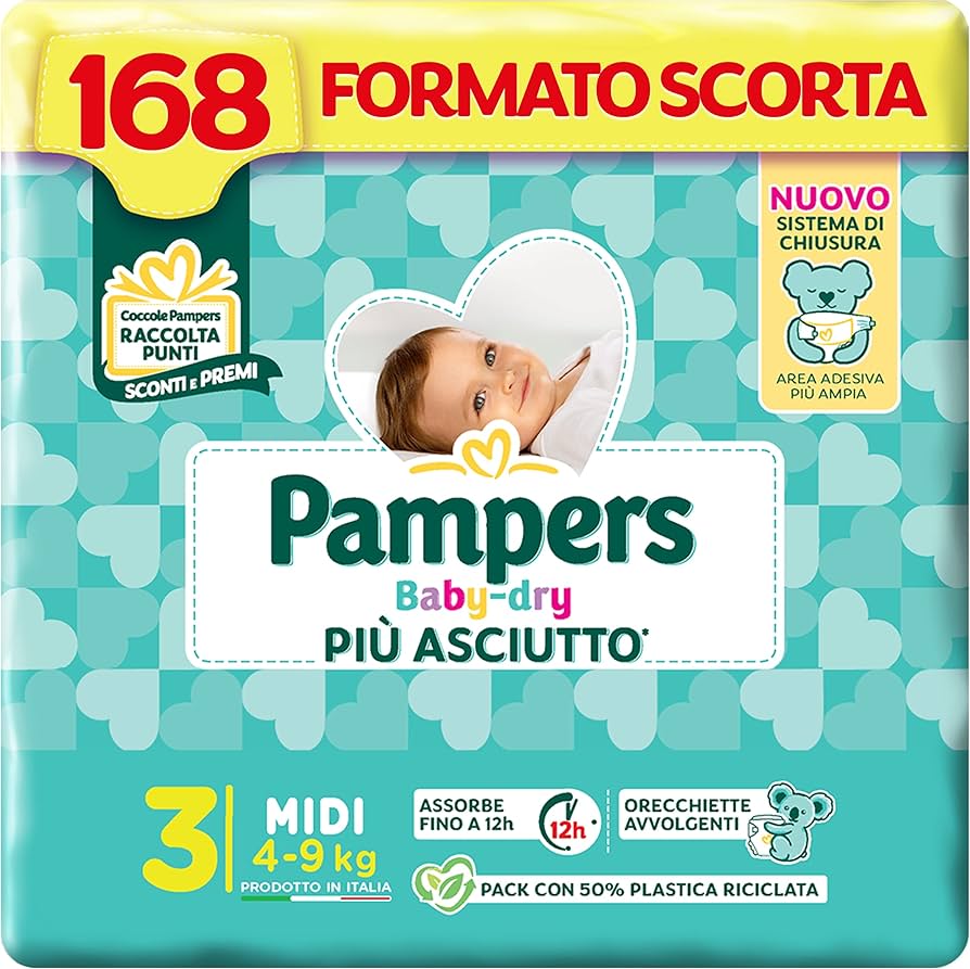 pampers midi rozmiar