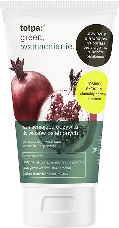 tołpa green wzmacnianie odżywka wzmacniająca do włosów osłabionych