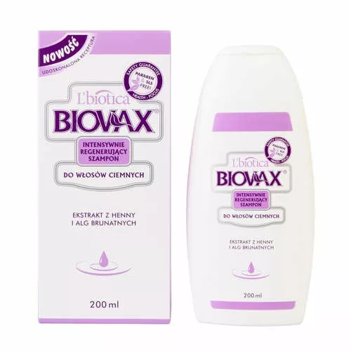 szampon biovax 400 ml do ciemnych włosów