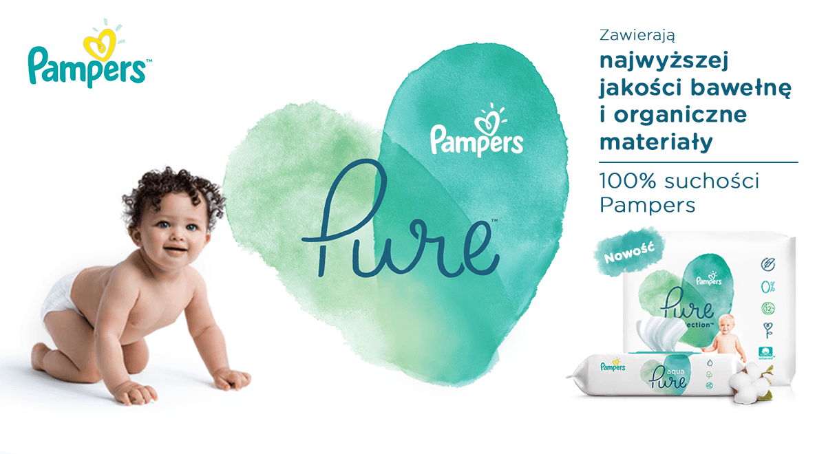 pampers pure protection pieluchy