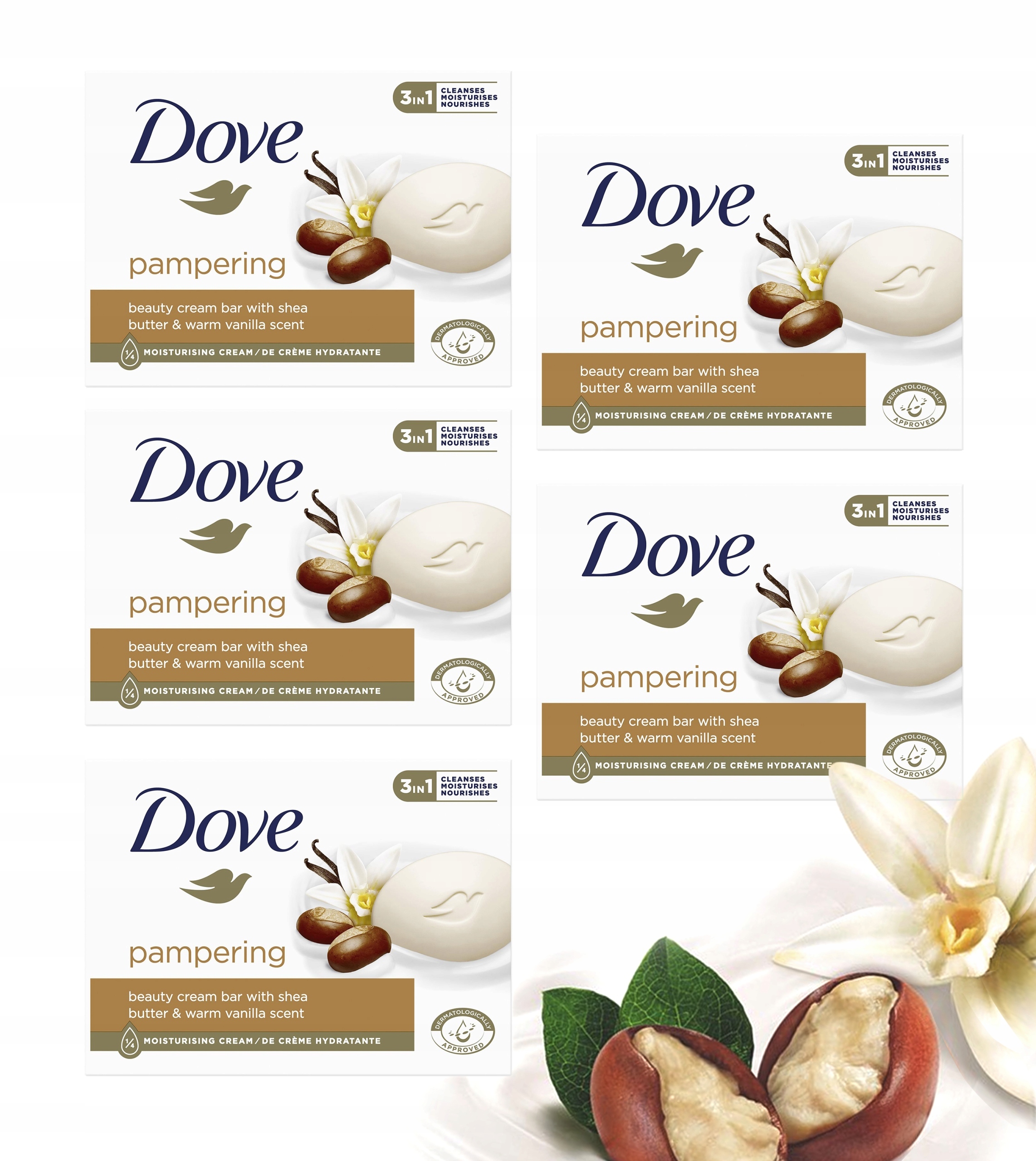 dove purely pampering shea butter mydło