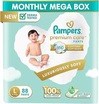 pampers premium care pieluchy rozmiar 1 newborn 2-5kg 88 sztuk