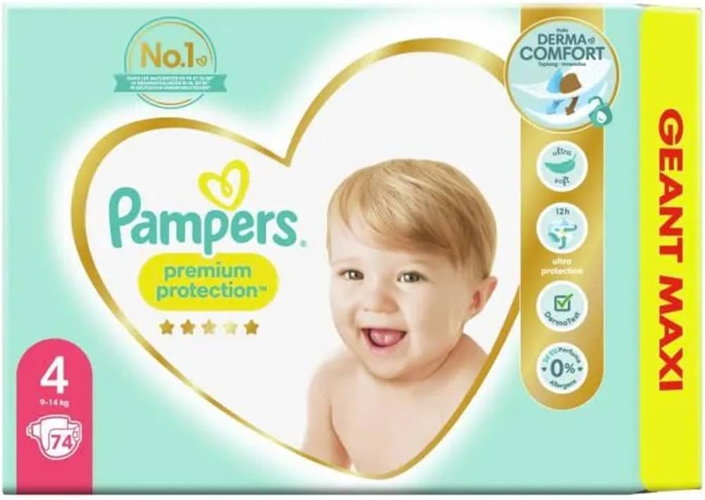 pampers premium protection 4