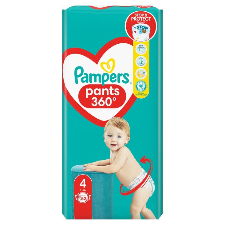 pieluchy pampers 4 52 waga