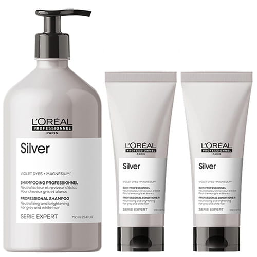 loreal expert silver szampon do włosów rozjaśnionych lub siwyc