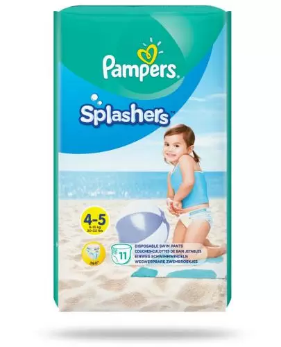 pampers do pływania 4-5